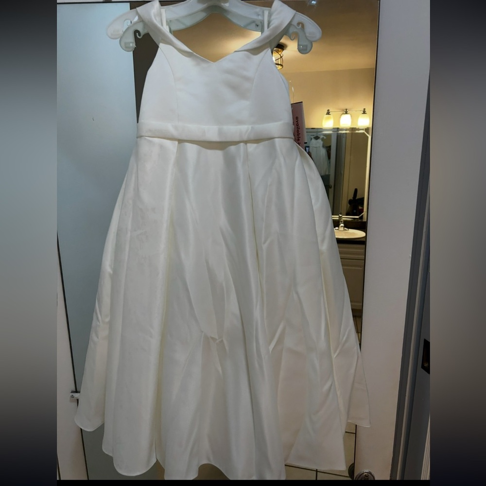 Elegant White Kids Dress